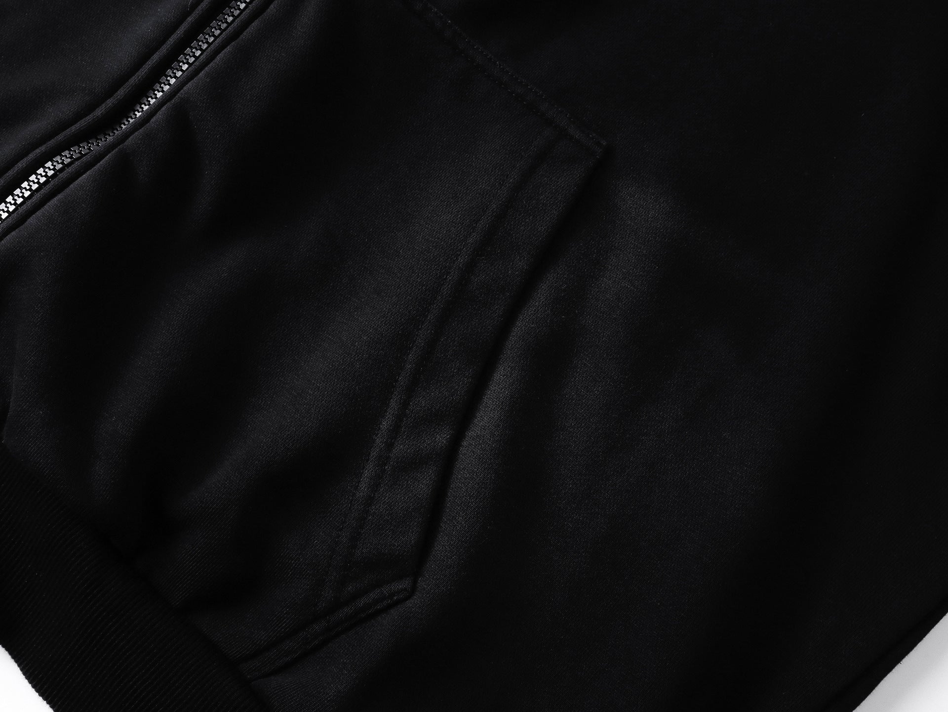 Dirty Washed Logo Print Zipper Hoodie & Dirty Washed Sweatpants Setup