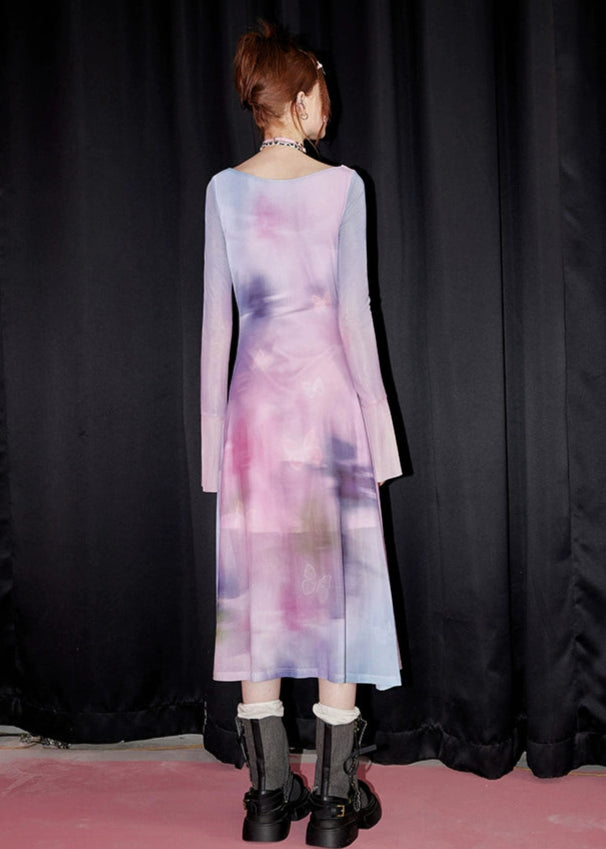 Ethereal Butterfly Fairycore Mesh Dress – Y2K Aesthetic Dream