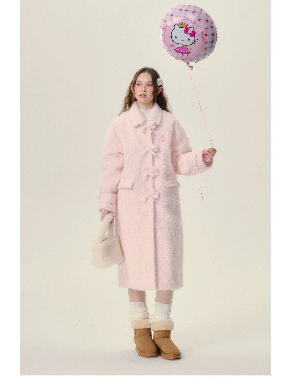 Mid-Length Thick Fake Fur Coat