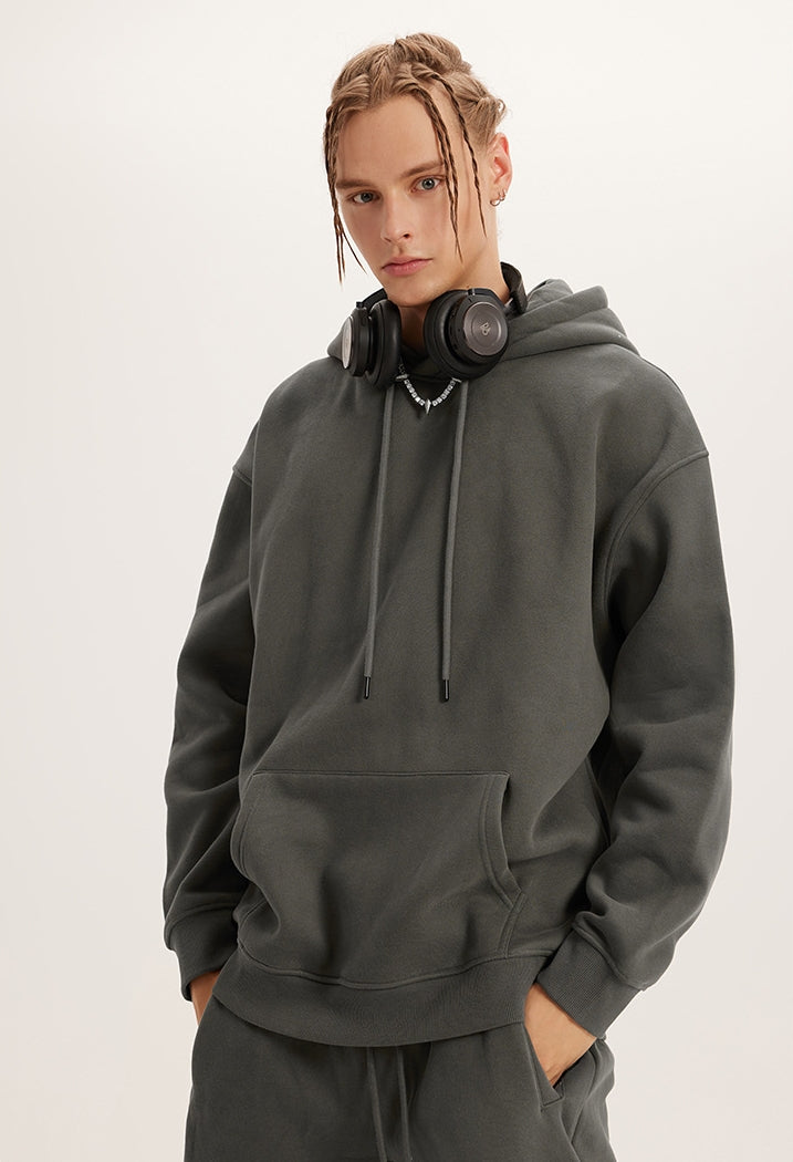 dark gray hoodie