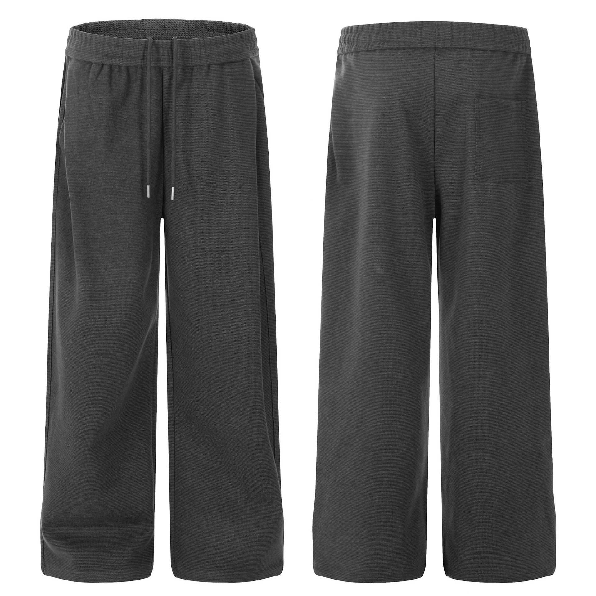 Deconstructed Sporty Wide Leg Pants