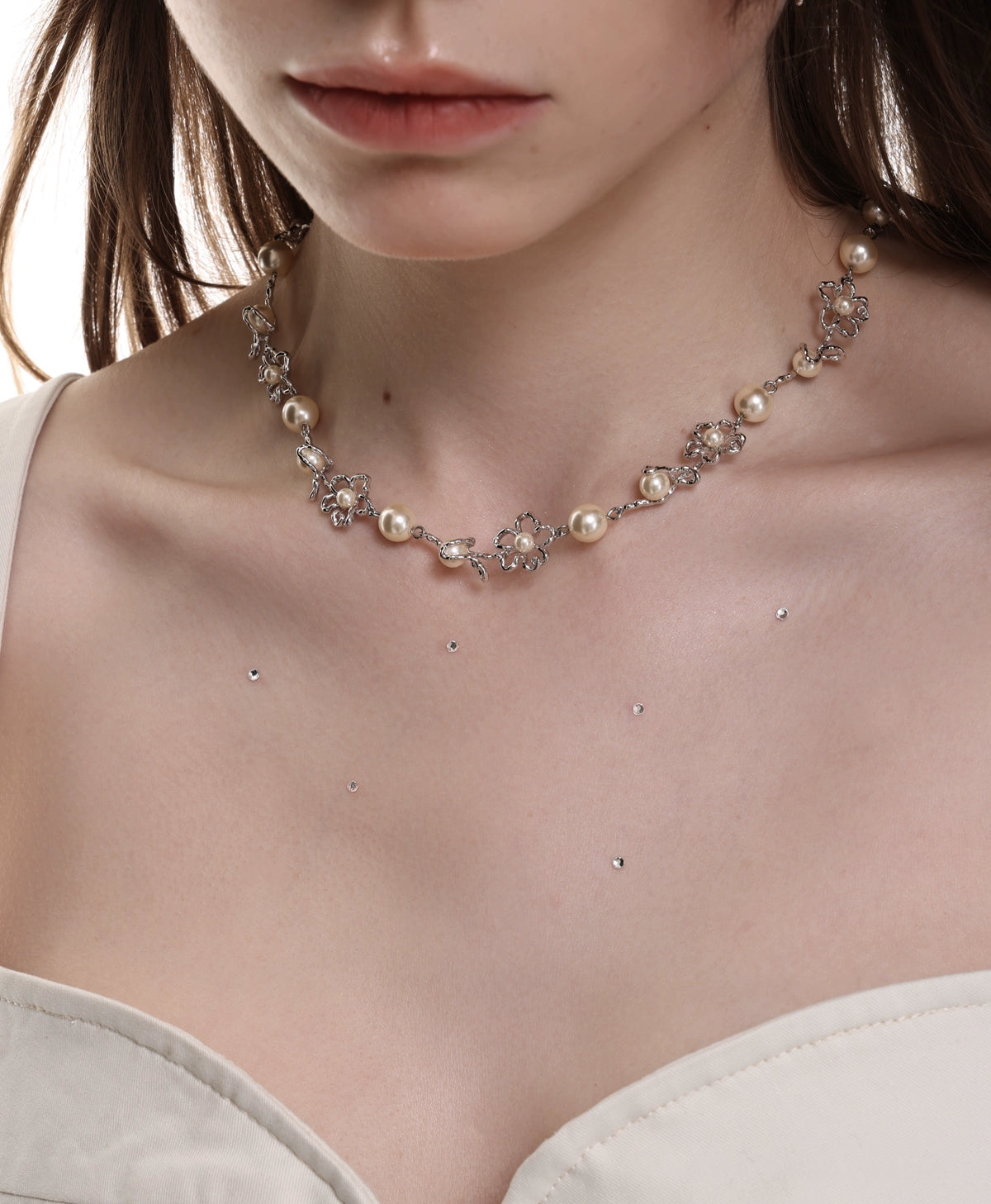 Collier de perles Graffiti Line Sense Floret