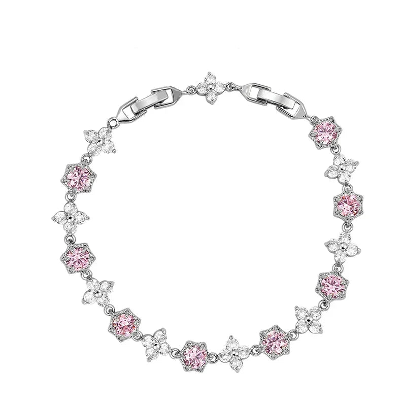 Snowflake Zircon Bracelet