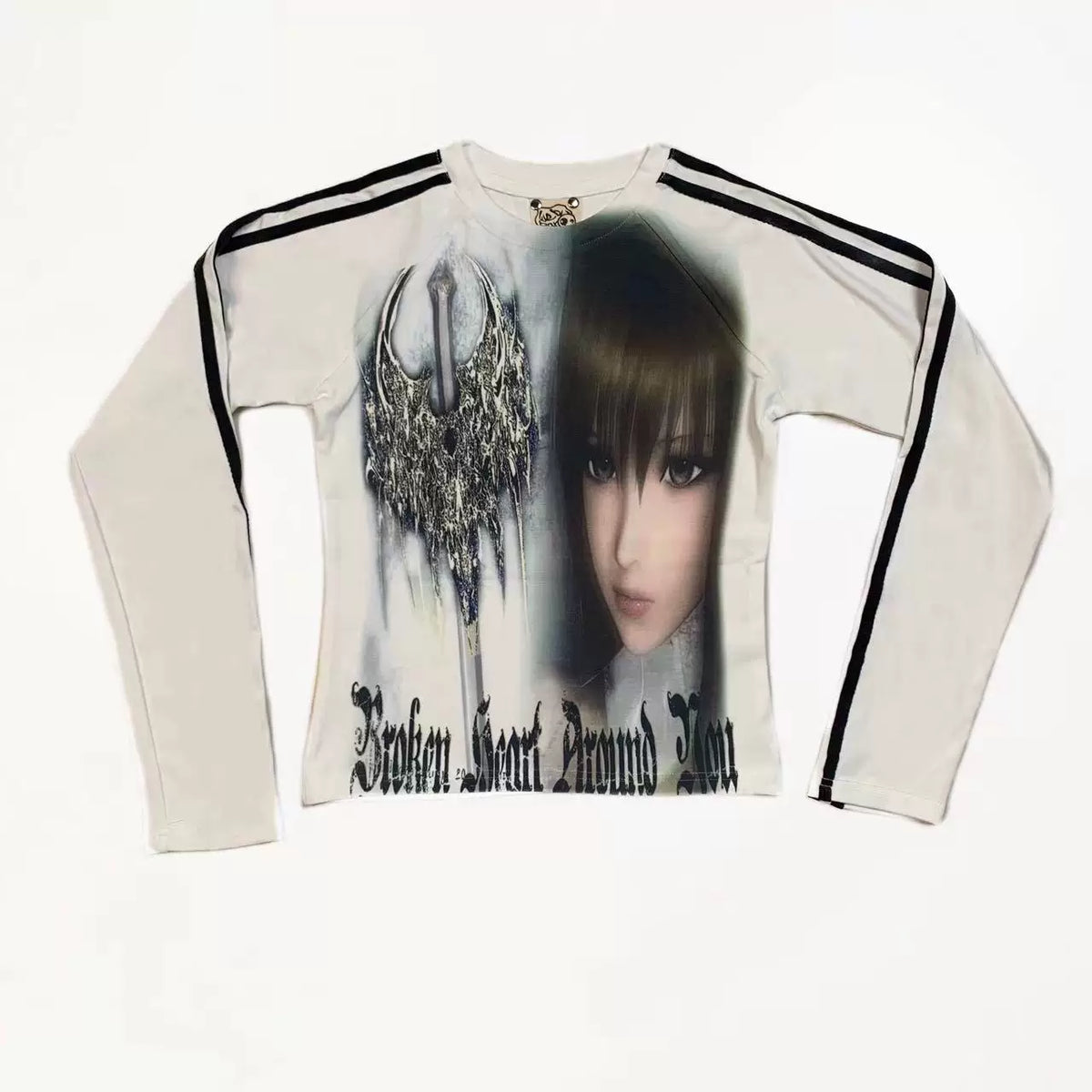 Side Stripe Long Sleeve T-Shirt