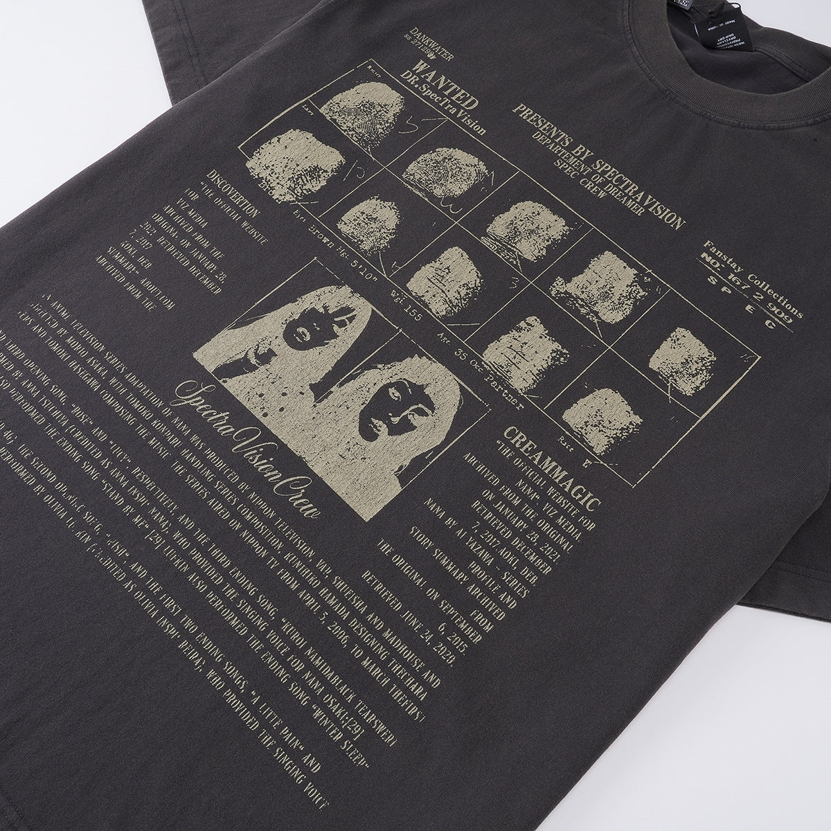 Washed Letter Print Short Sleeve T-Shirt