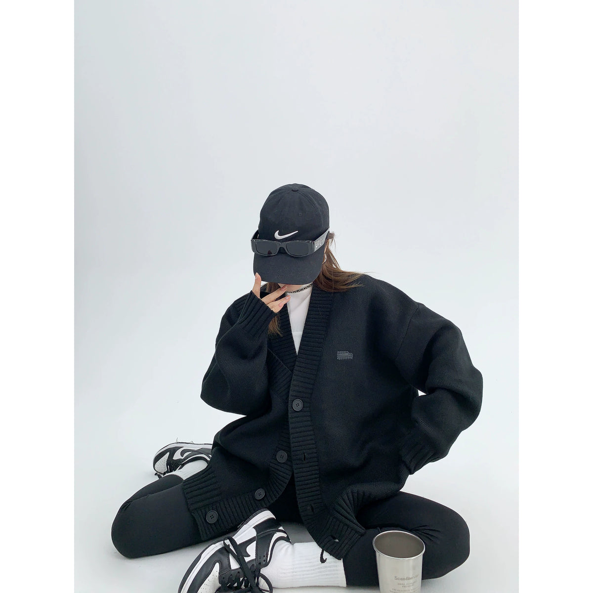 Oversized Heavyweight Knit Cardigan