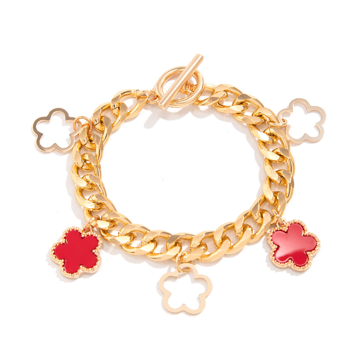 French Clover Style Necklace