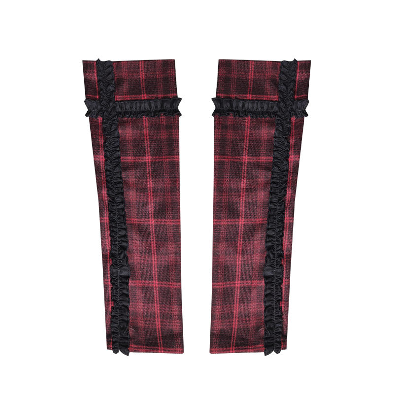 Plaid Arm Warmers