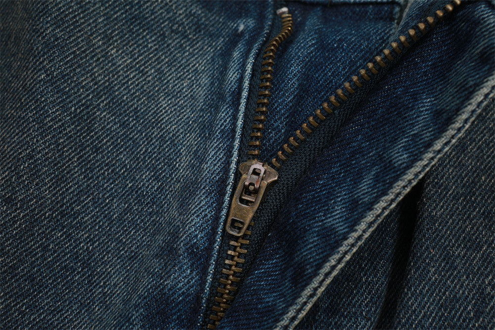 Wasteland Numbers Printed Work Jeans