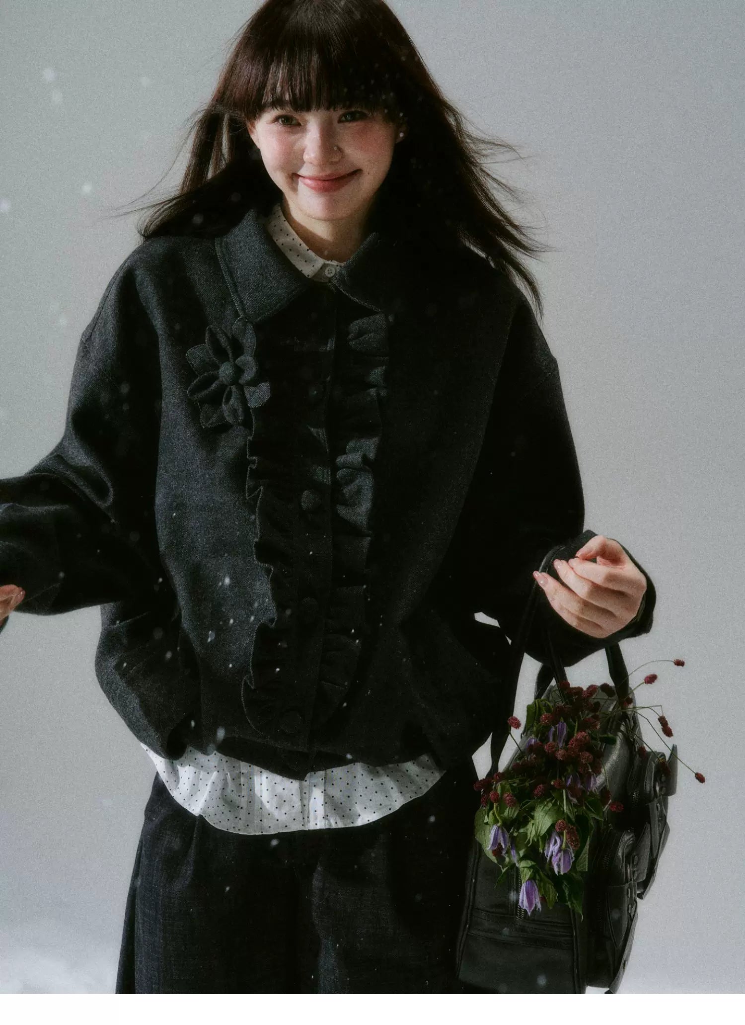 Flower Detail Jacket