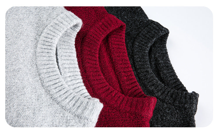 Christmas Vintage Plush Puppy Crew Neck Sweater