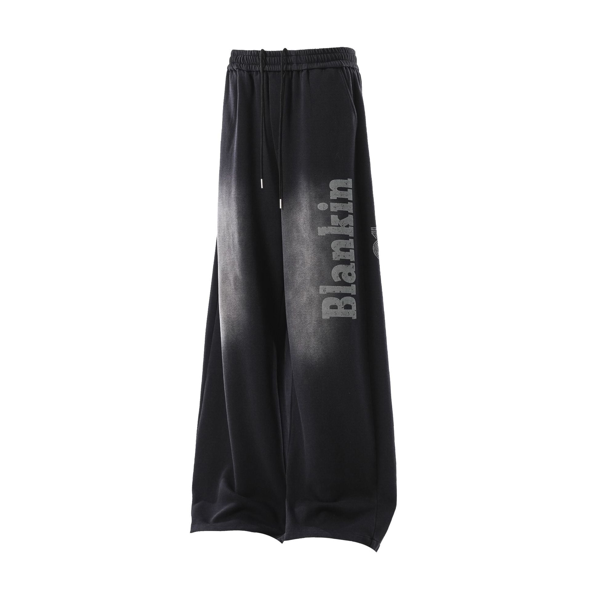 Wash Draped Wide Leg Sweatpants