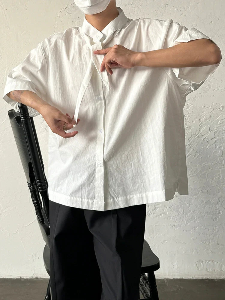 Ruffle Short Sleeve Shirt