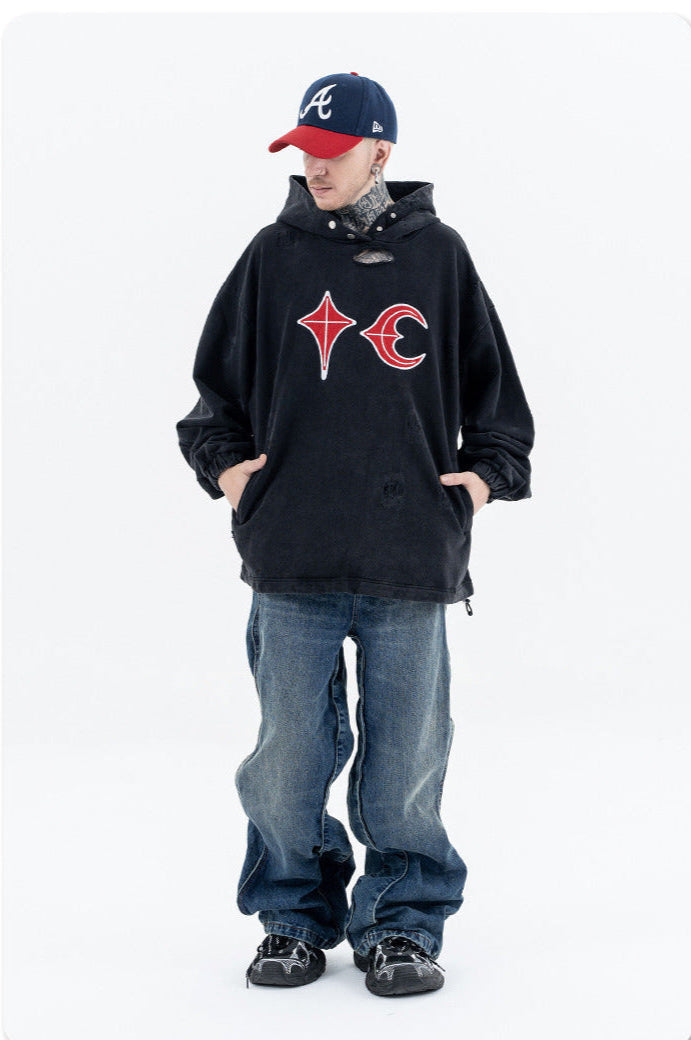 Unisex Thug Club Black Hoodie