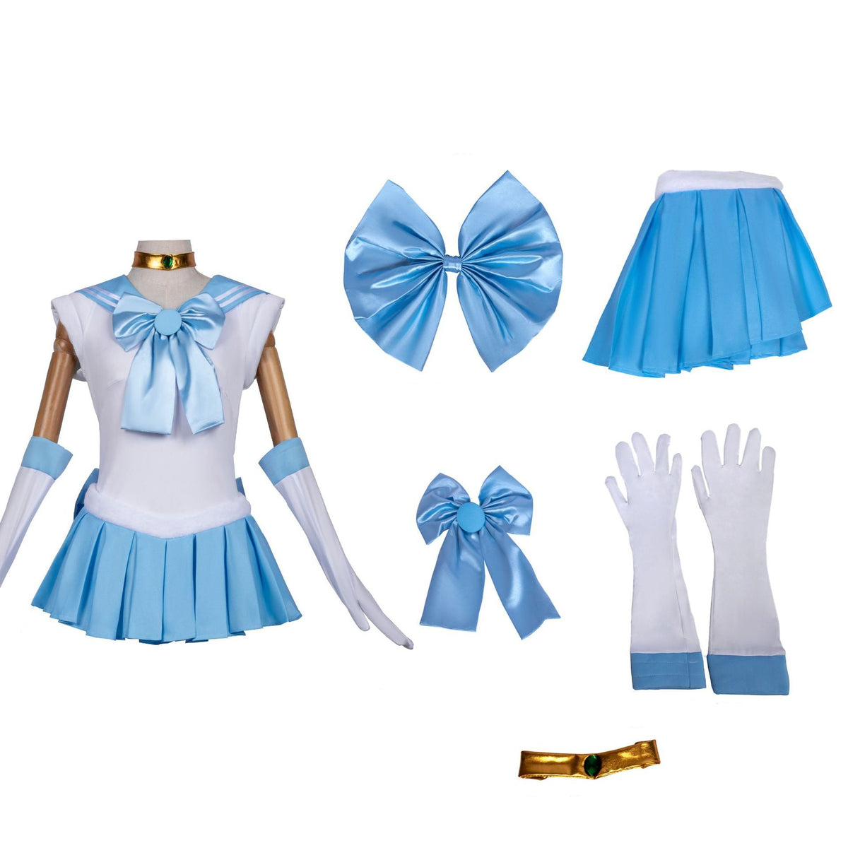 Halloween Sailor-Style Anime Cosplay Costume