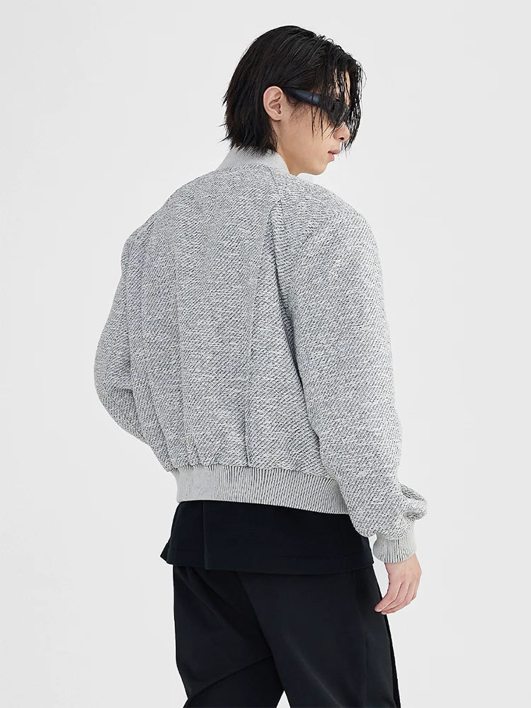 Jacquard Zipper Jacket