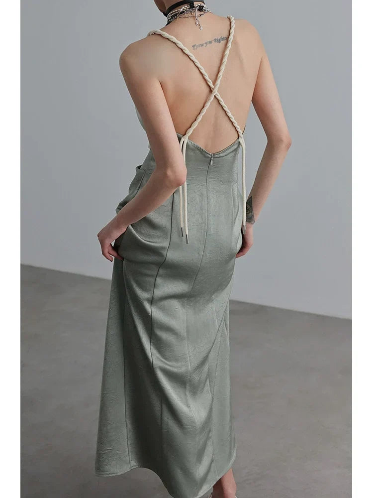 Slit Design Camisole Dress