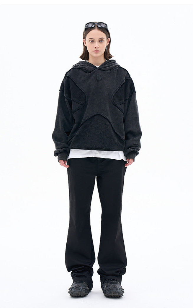 Sweat à capuche futuriste Y2K Stitch
