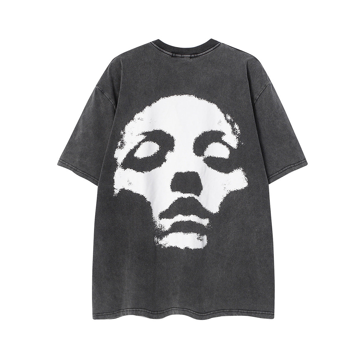 Washed Mask Art Print Short Sleeve T-Shirt