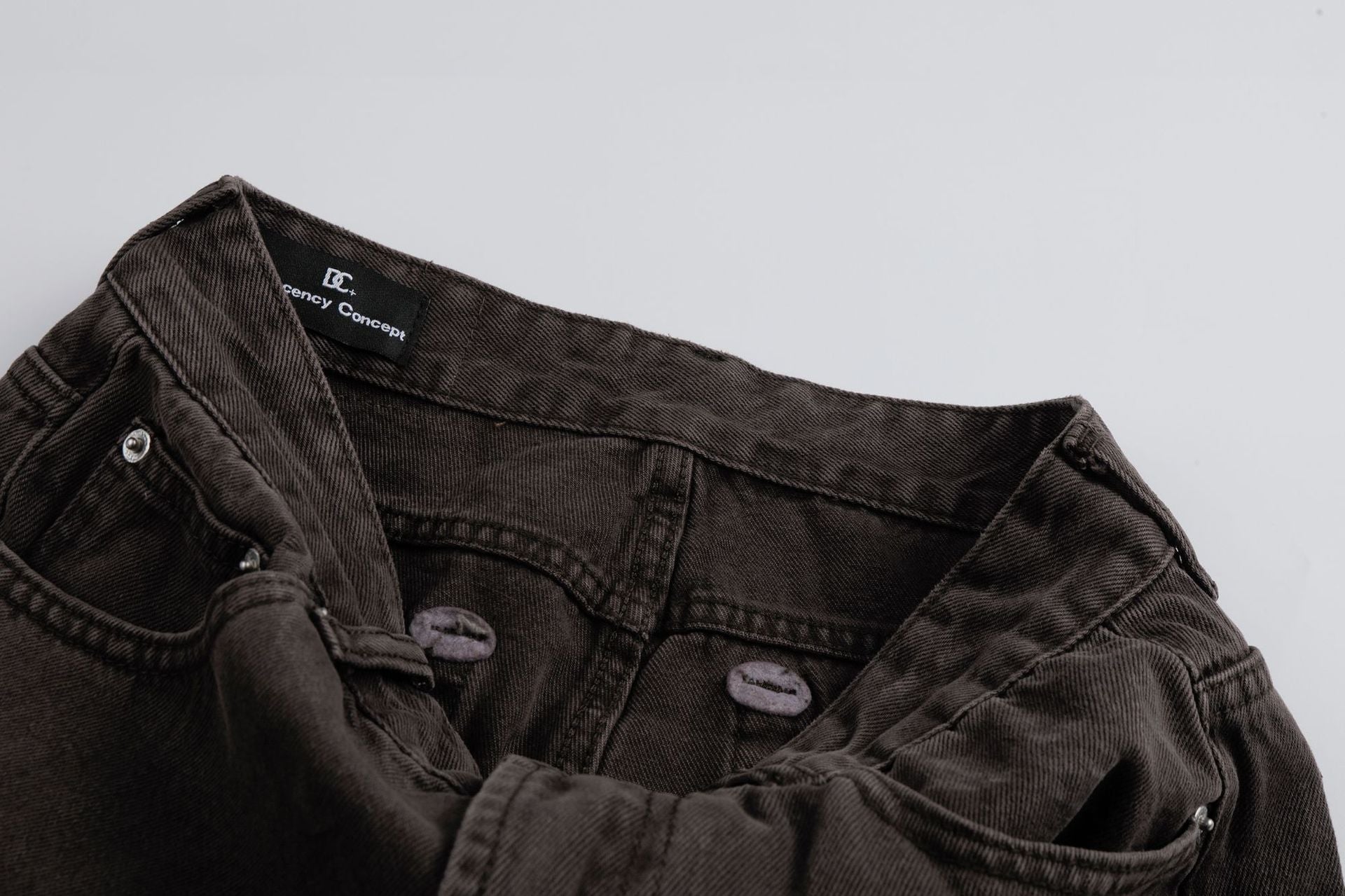 Washed Fade Wide Leg Denim Jeans