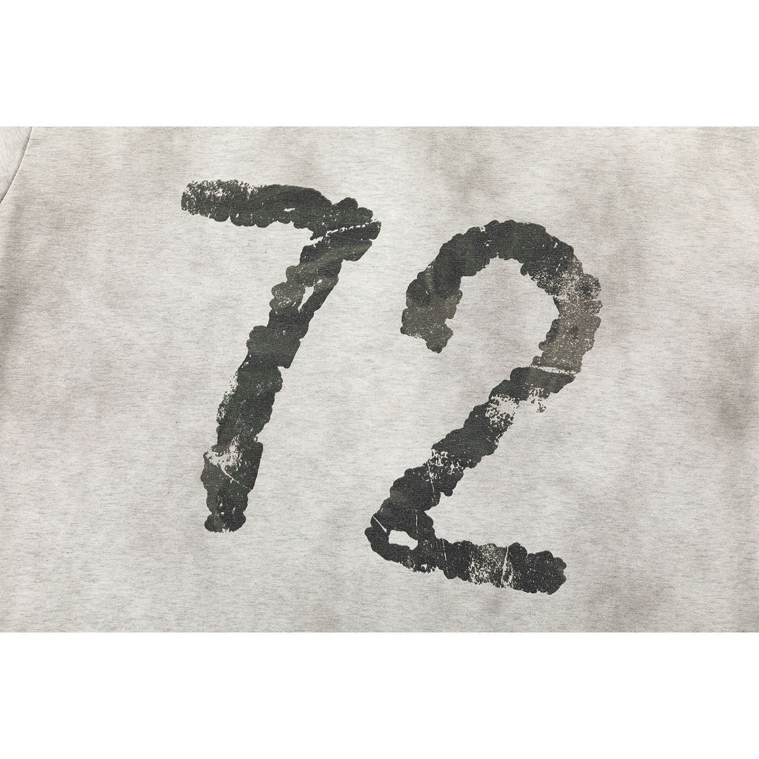 Fake Layered Letter Print Oversize Long Sleeve T-Shirt