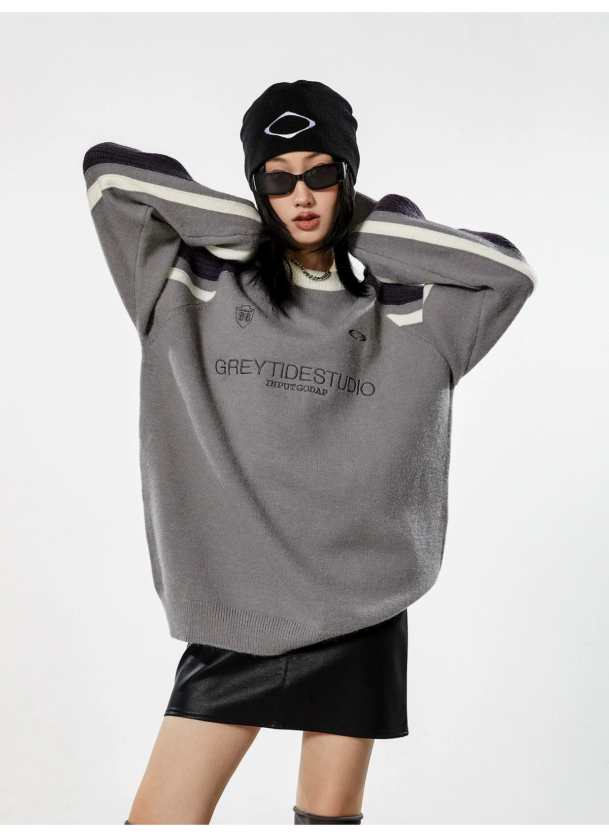Slouchy Knit Oversized Sweater