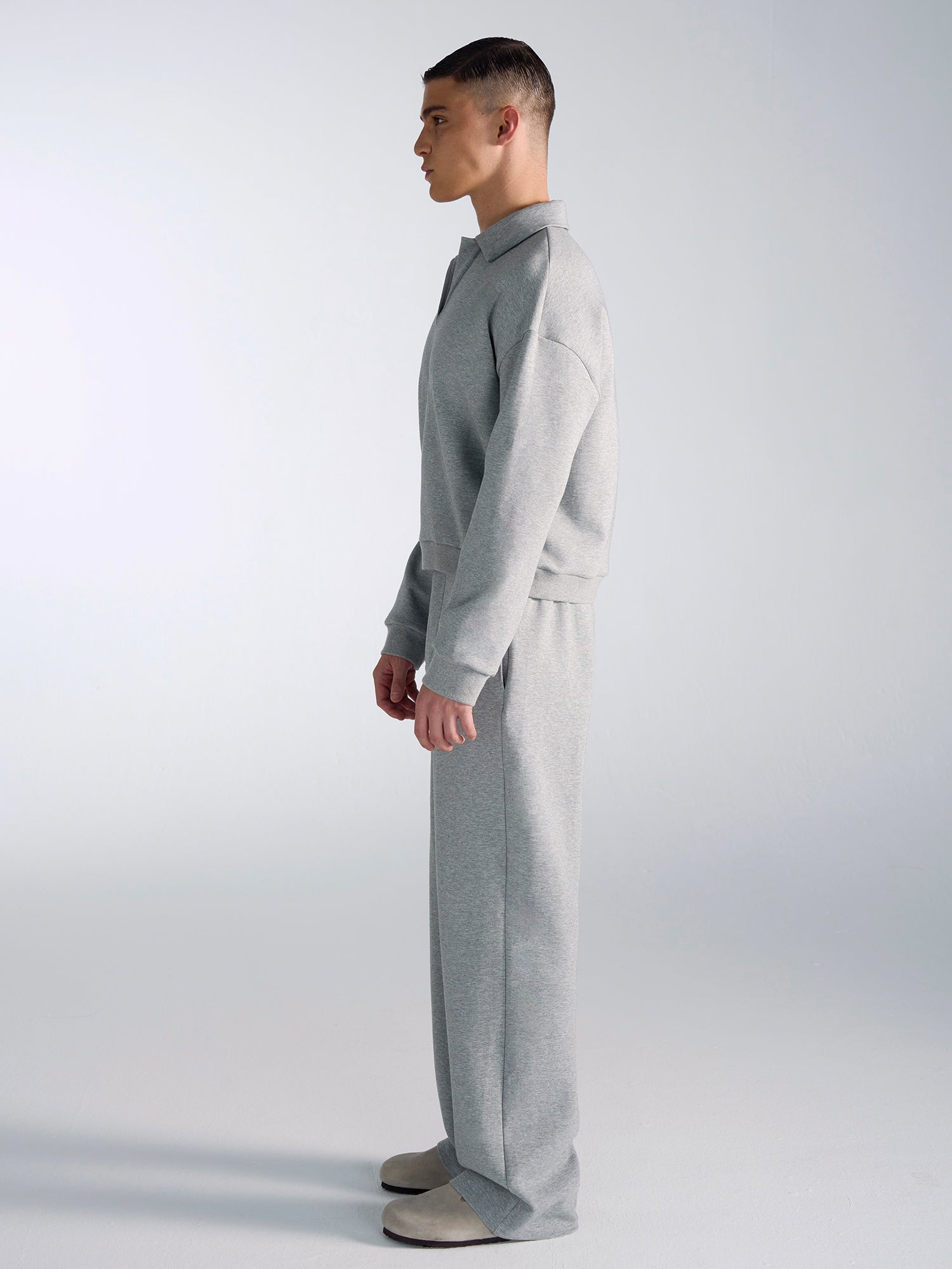 Wrinkle-Free Long Sleeve Polo Shirt
