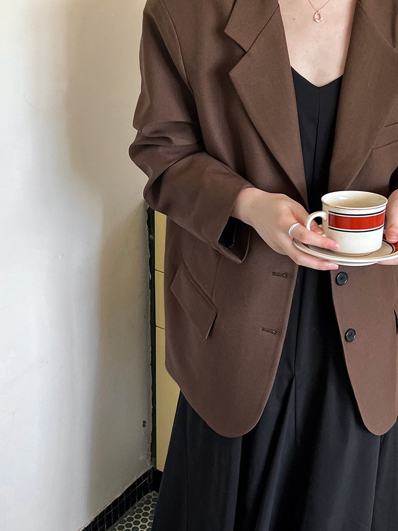 Casual Long-Sleeved Blazer