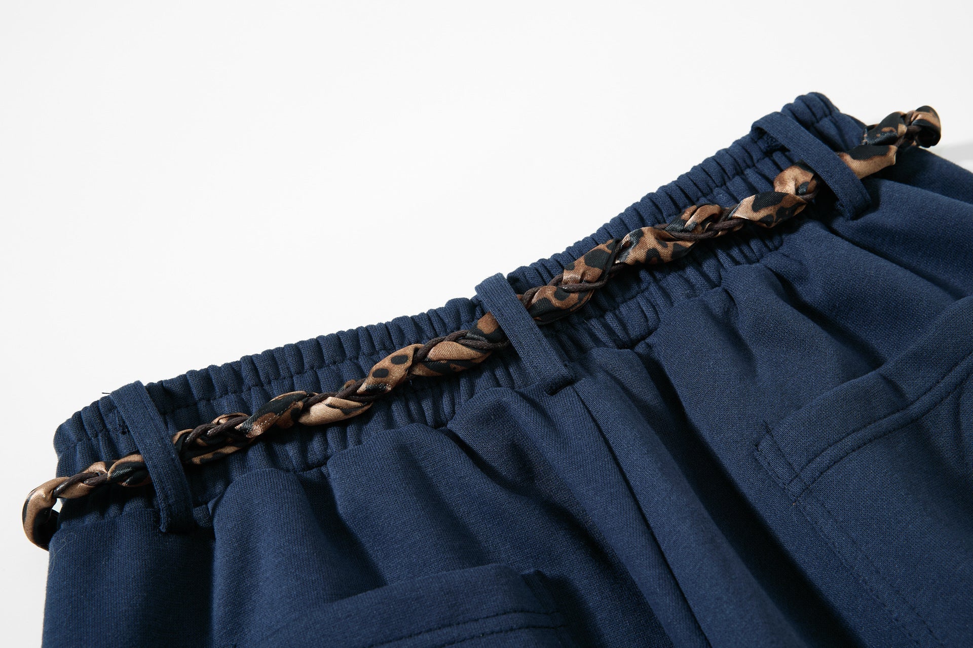 Sporty Curved Wide Leg Pants