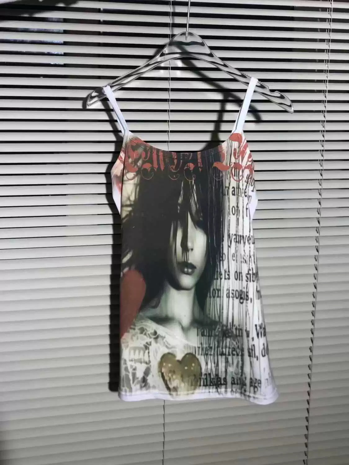 Graffiti Girl Print Camisole