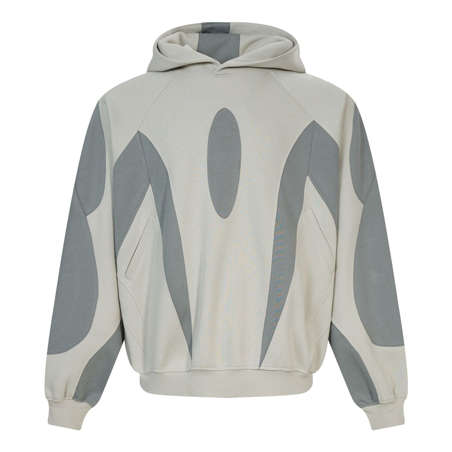 Panel Raglan Design Hoodie