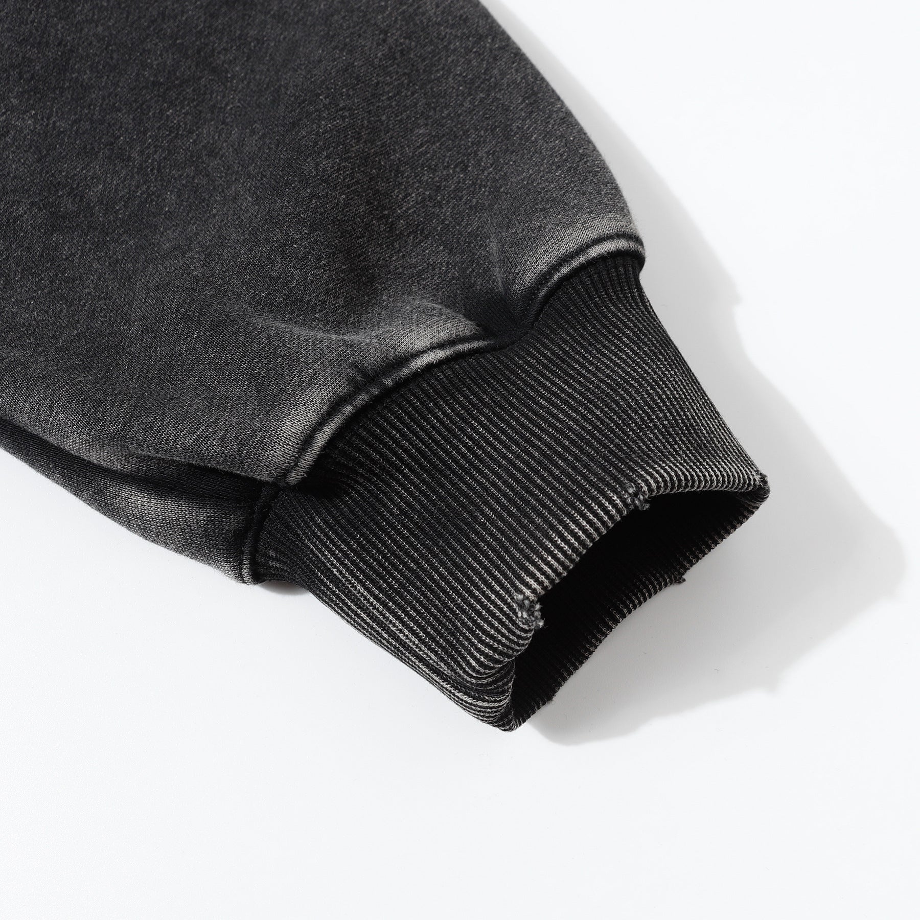 Heavyweight Washed Fleece Lining Pullover Hoodie