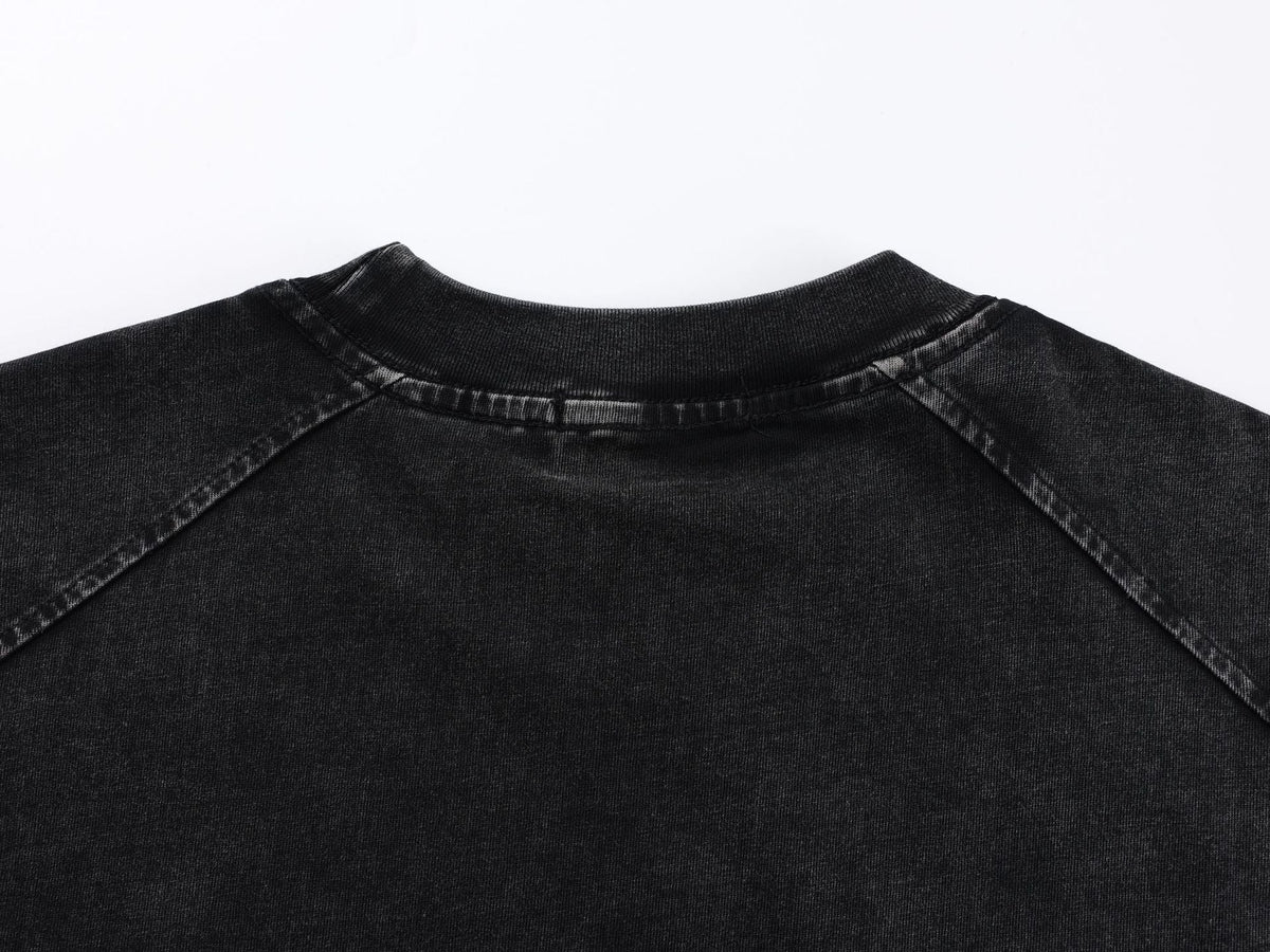 Washed Panel Short Sleeve T-Shirt