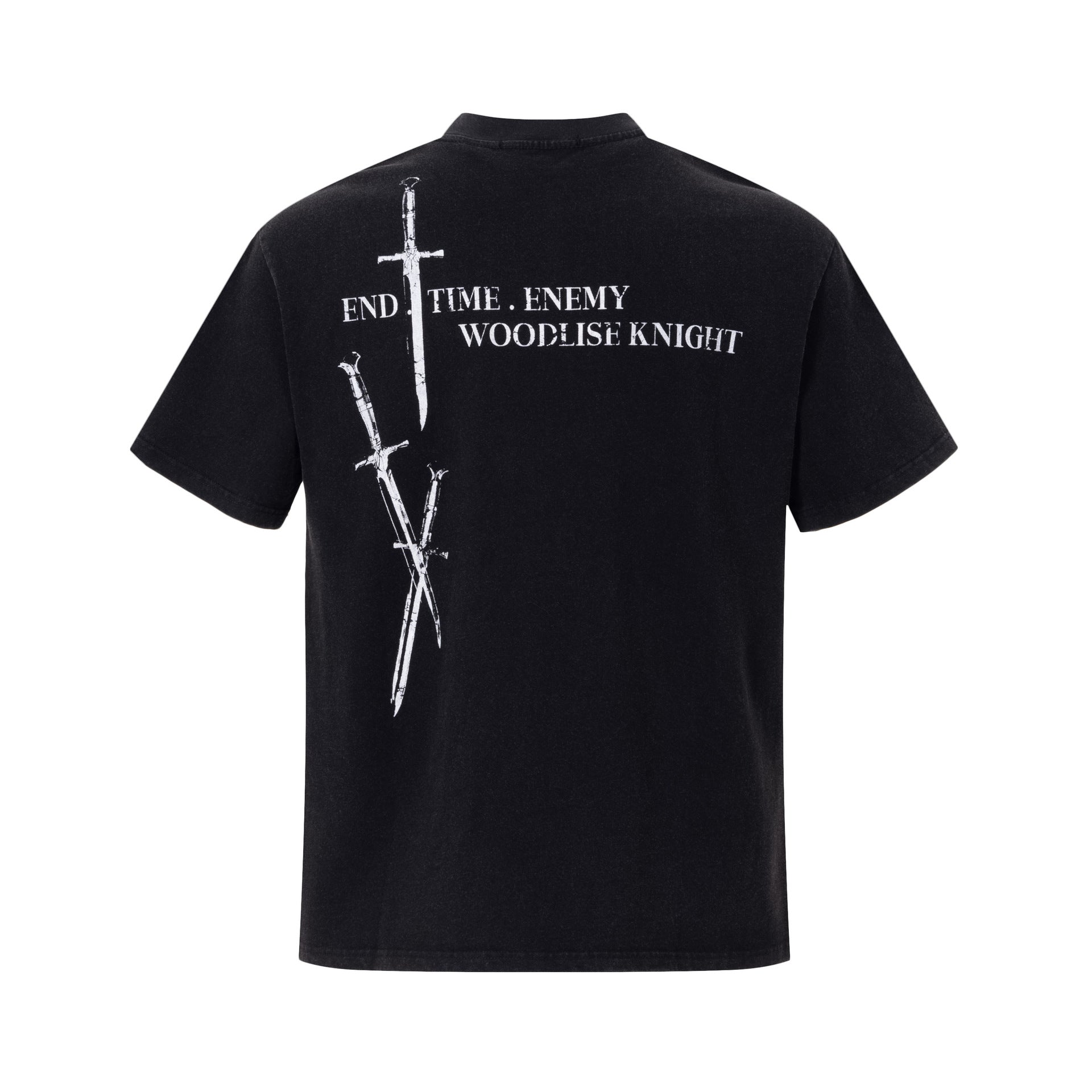 Washed Graphic Print Short Sleeve T-Shirt