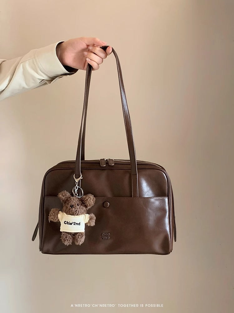 빈티지 통근용 토트백