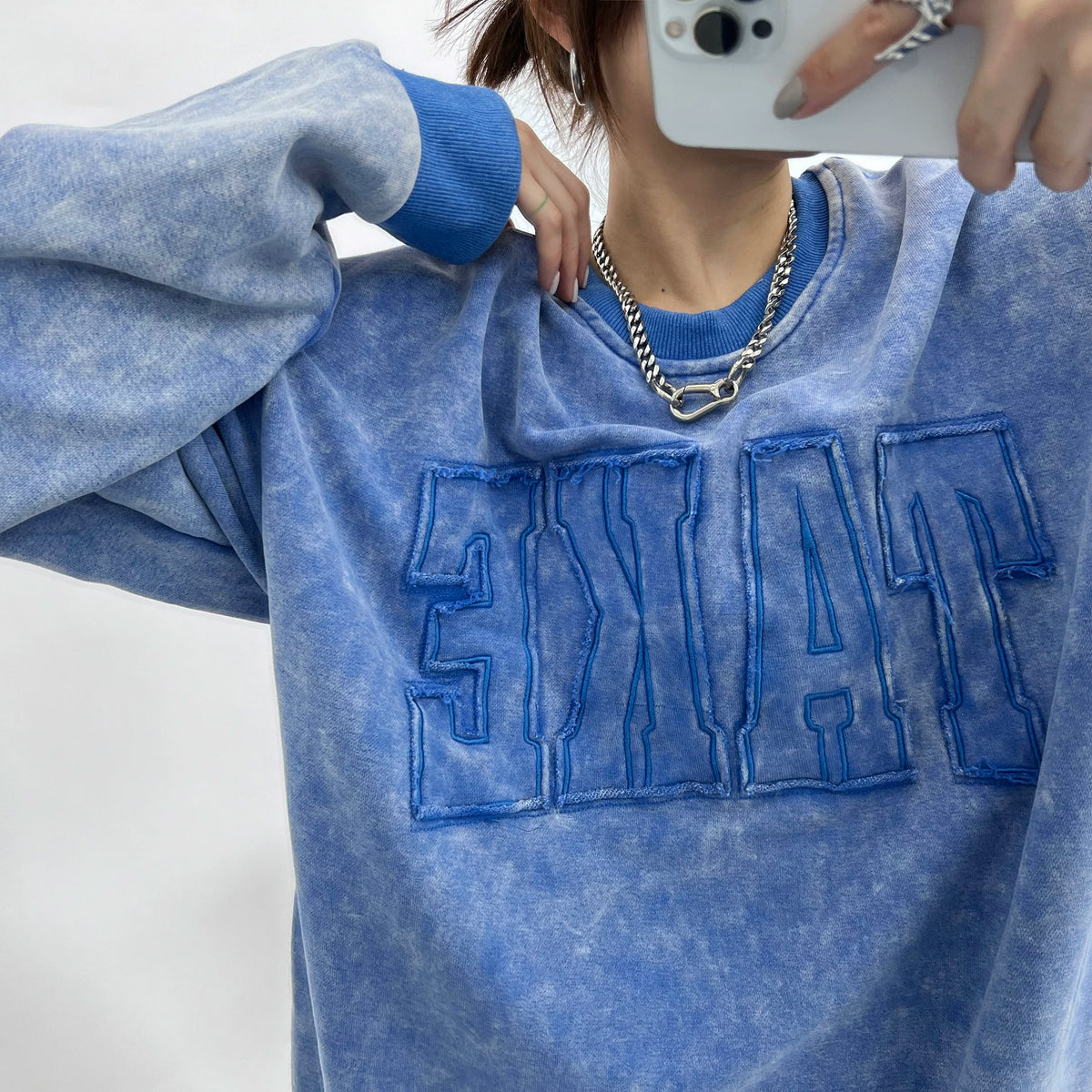 Washed Oversized Sweatshirt