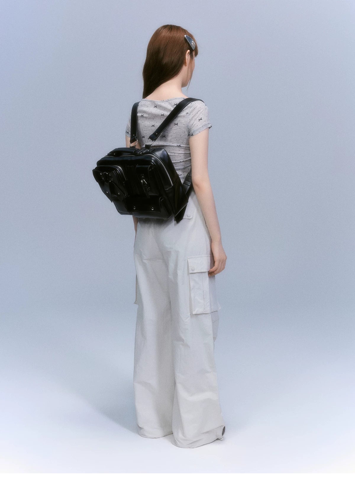 Ringing College Sweet Cool Girl 3D Pocket Shoulder Bag