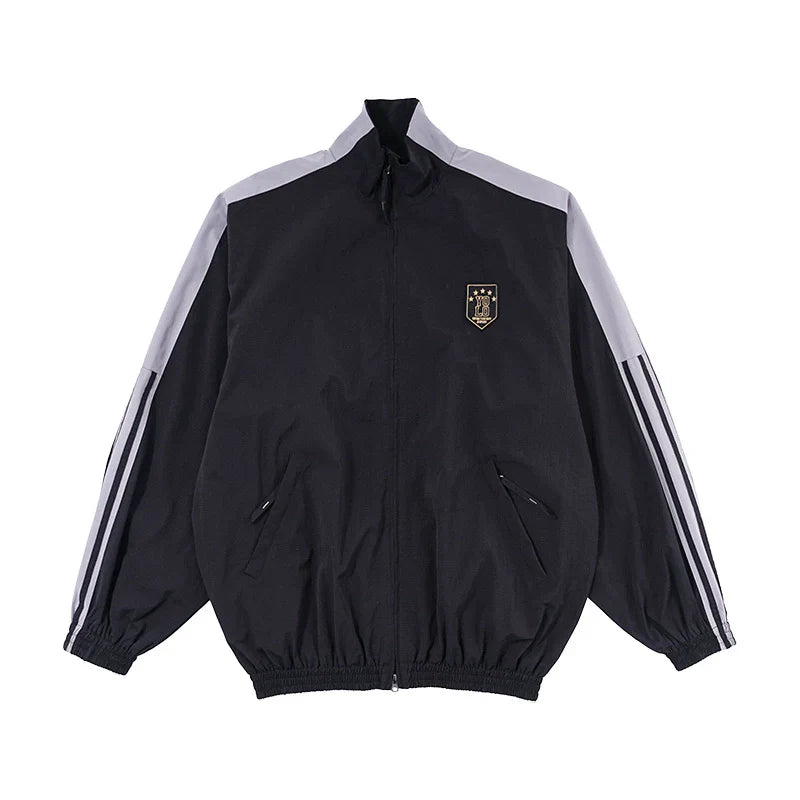 Side Three Bar Loose Sporty Jacket