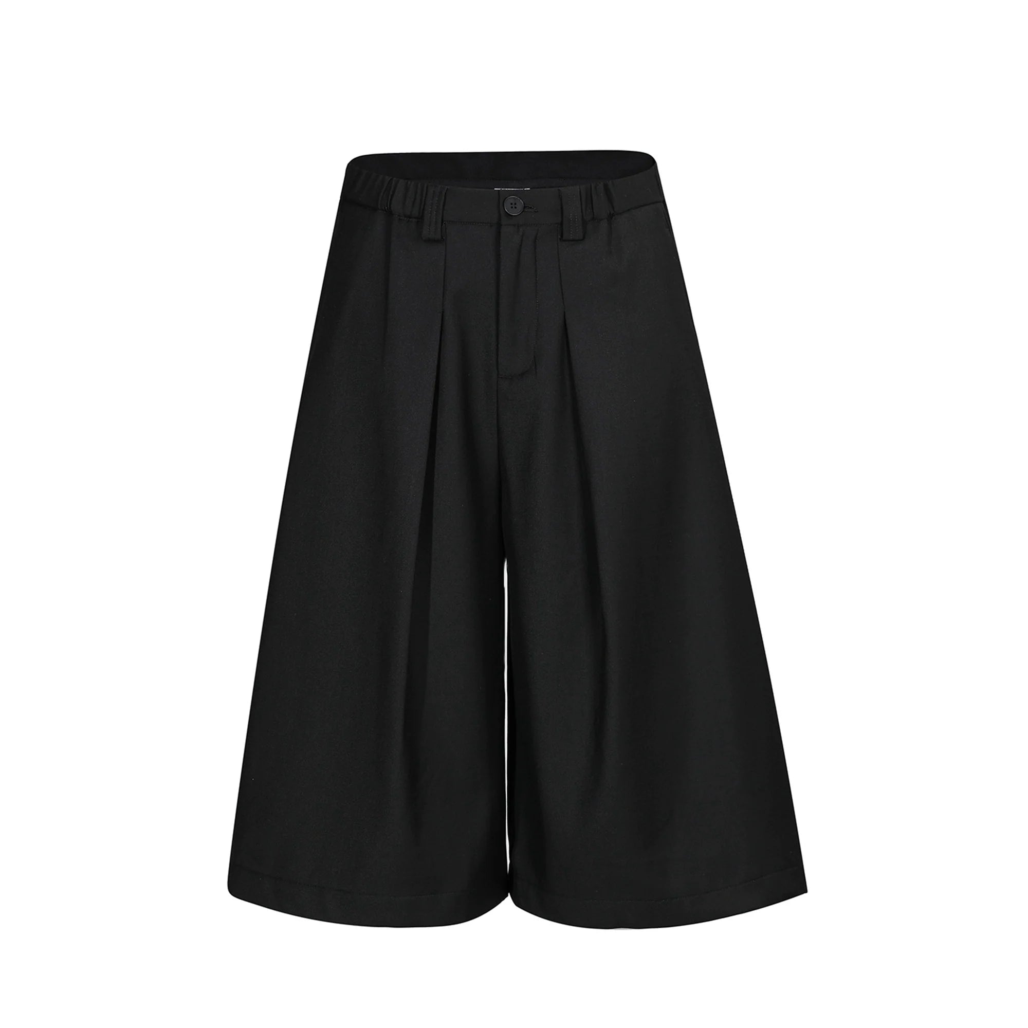 Pleated Wide-Leg Ruffian Jorts - MADXMARX
