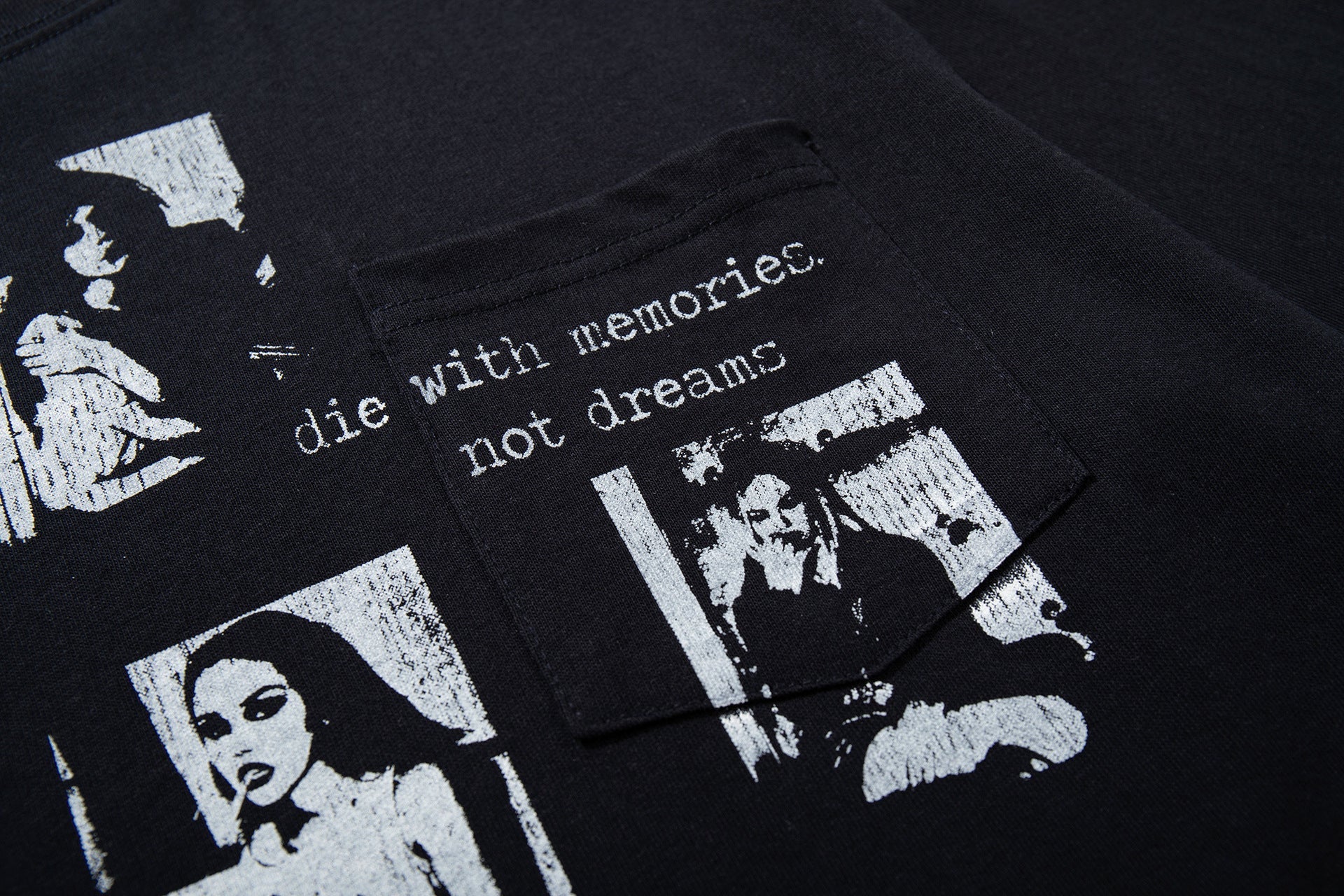 Portrait Letter Print Short Sleeve T-Shirt