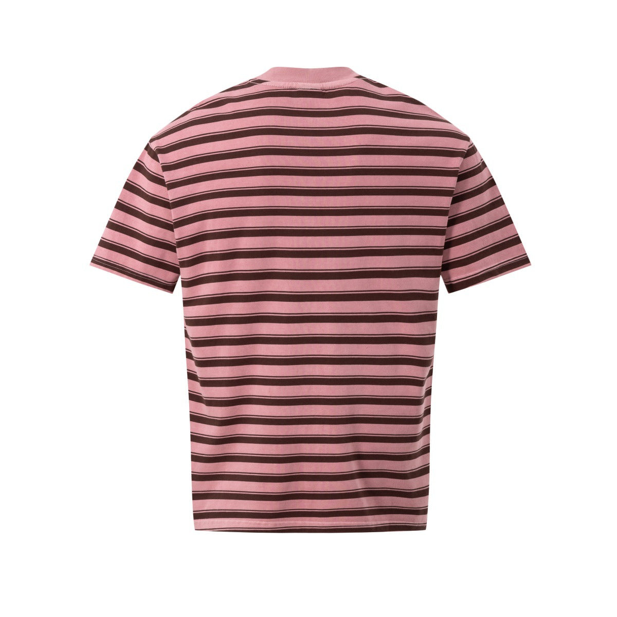 Striped Letter Print Oversize Short Sleeve T-Shirt
