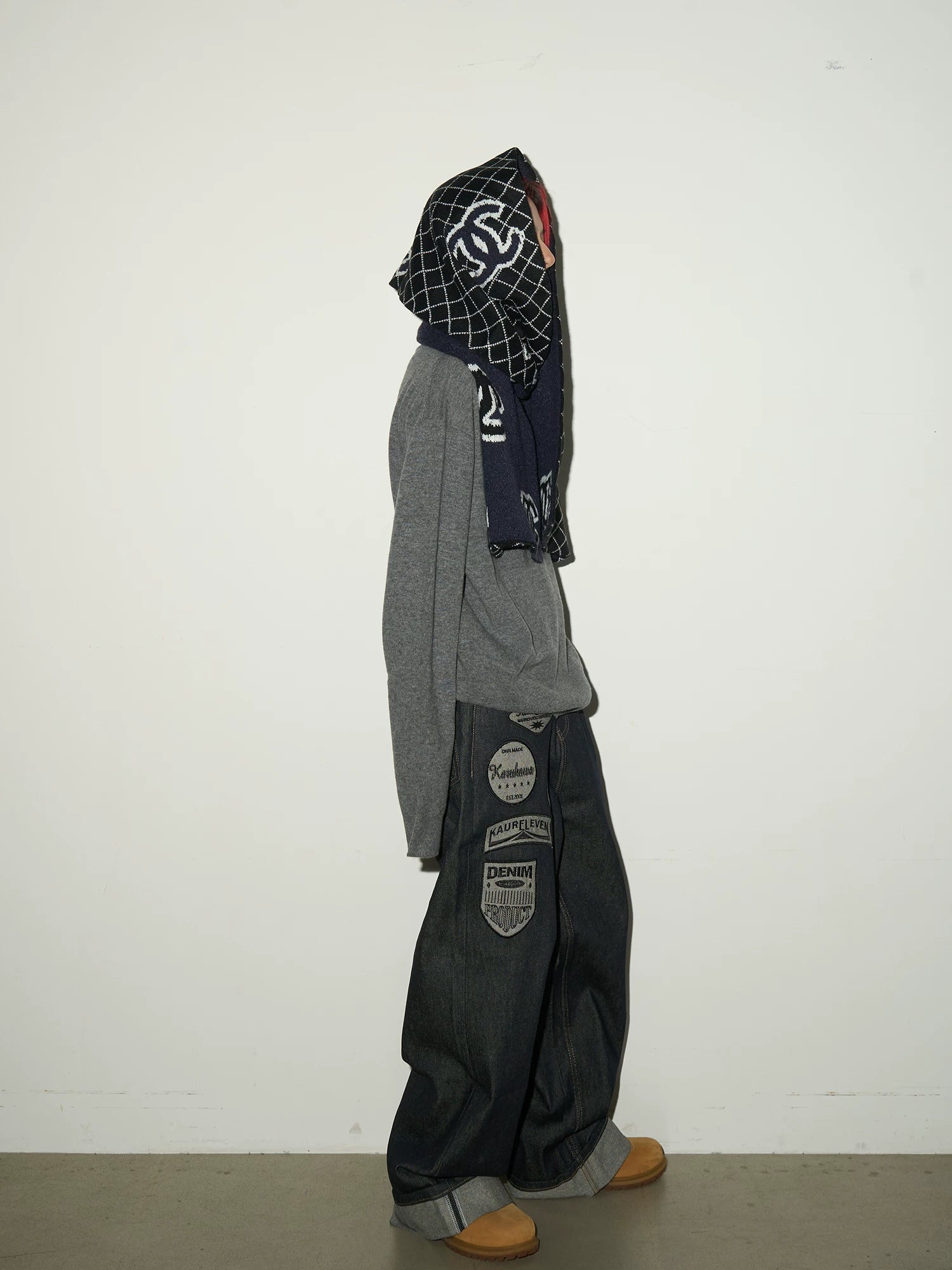 Bottle Neck Oversize Knit Sweater