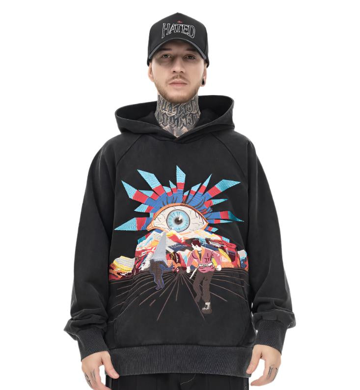 Sweat à capuche unisexe Mystic Eye Graphic