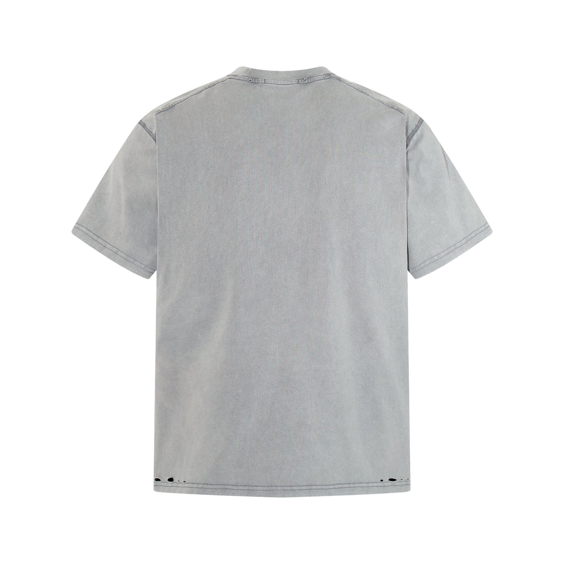 Washed Damage Short Sleeve T-Shirt