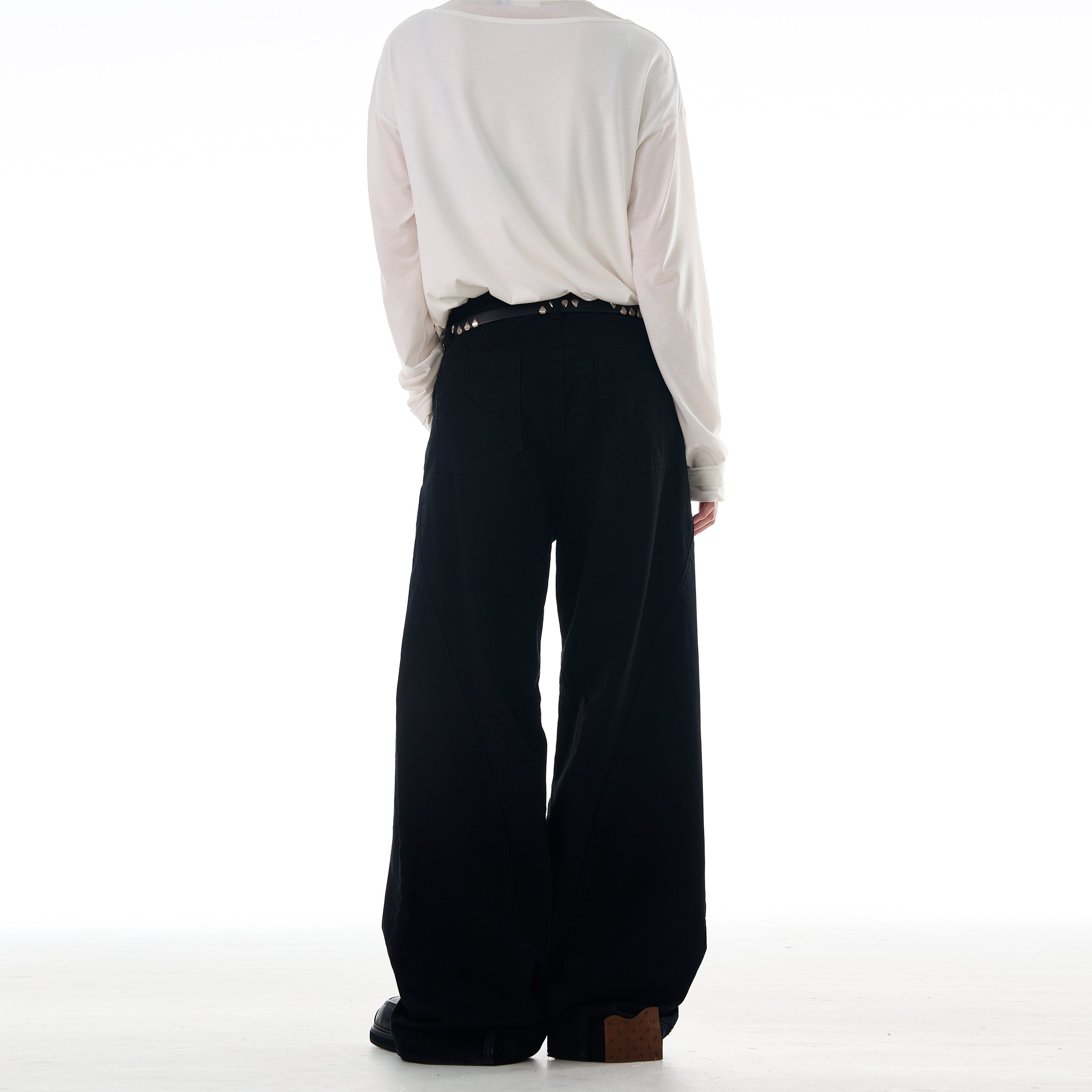 Deconstructed Scimitar Reversed Pants