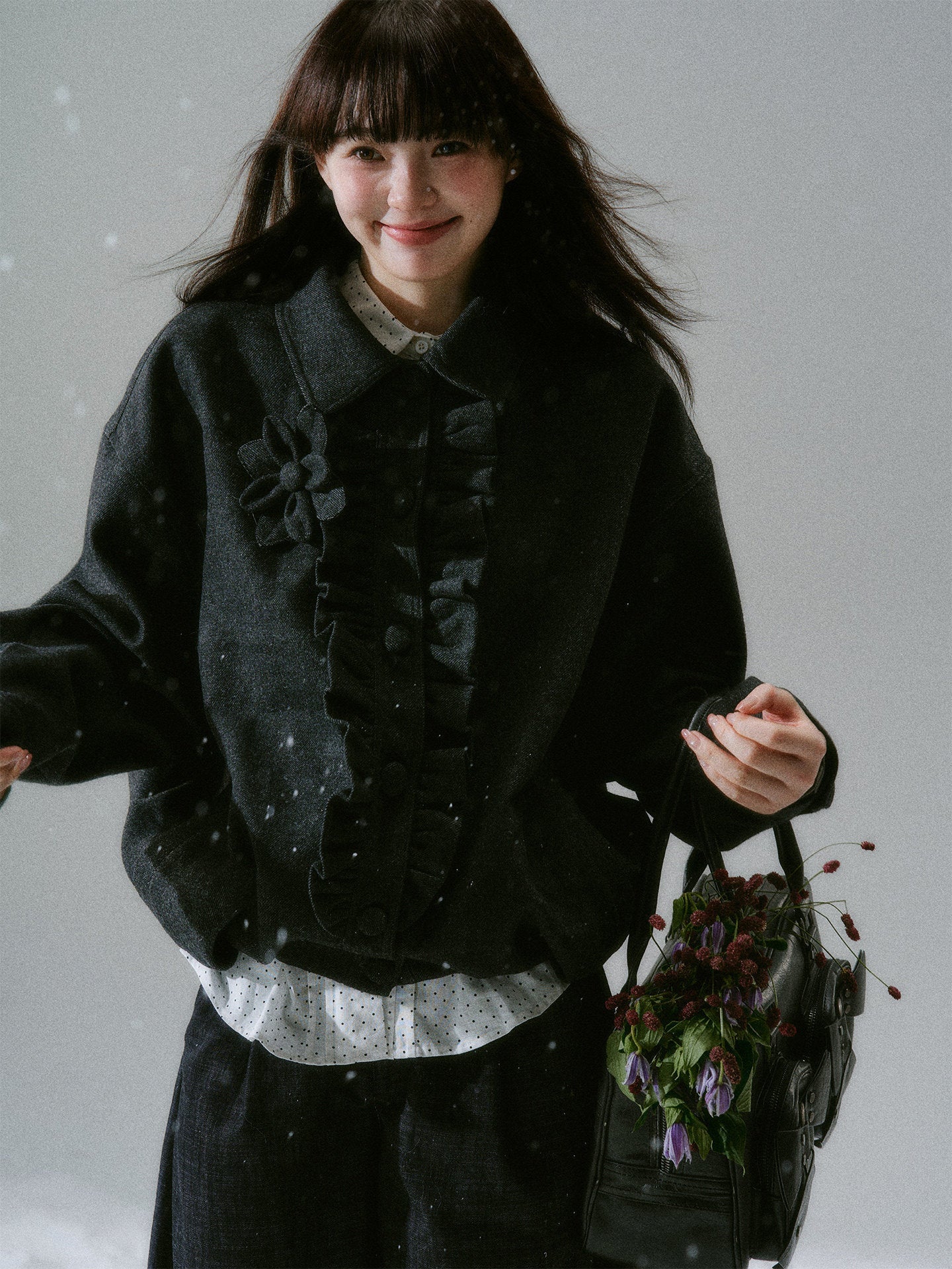 Flower Detail Jacket
