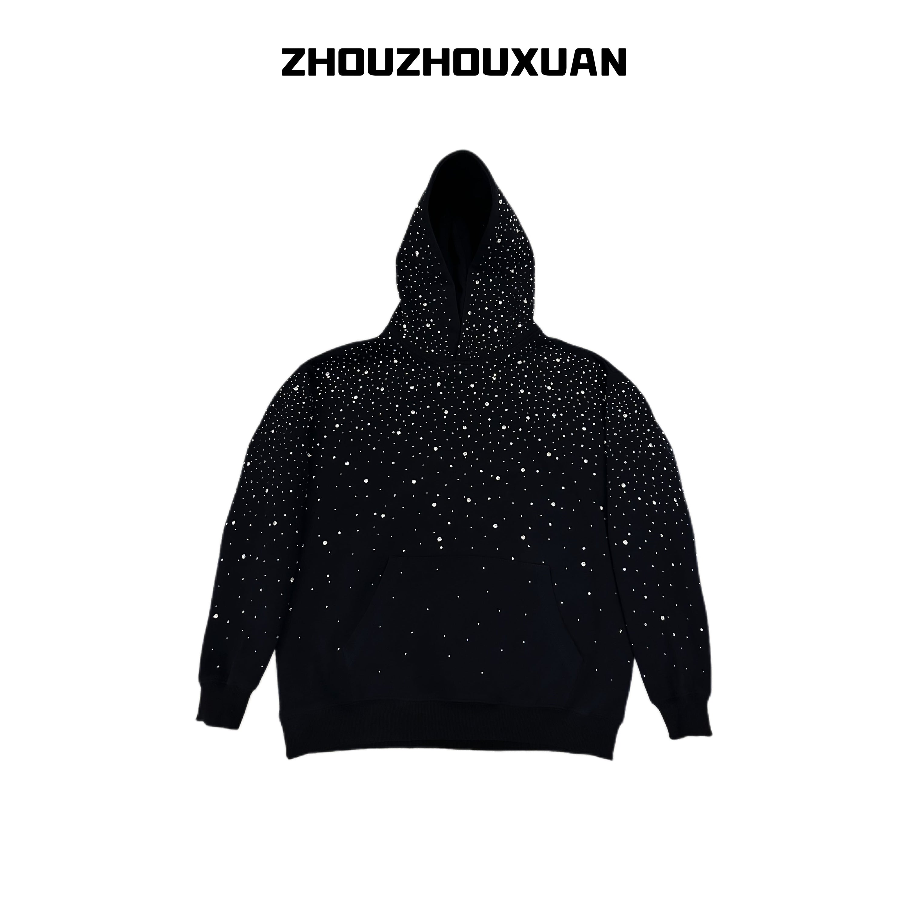 Rhinestone Starry Sky Hoodie & Long Sleeve Sweatshirt