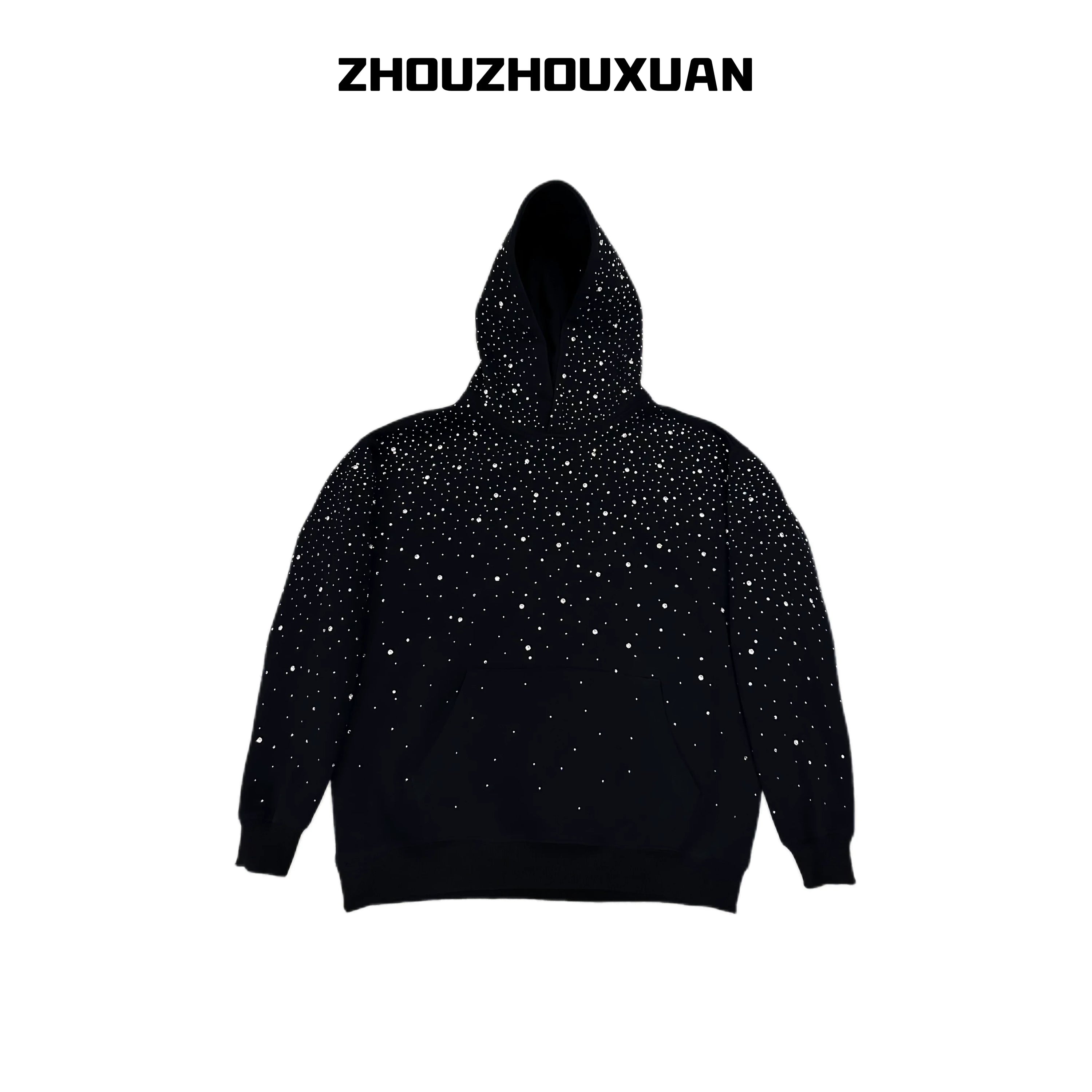 Rhinestone Starry Sky Hoodie & Long Sleeve Sweatshirt
