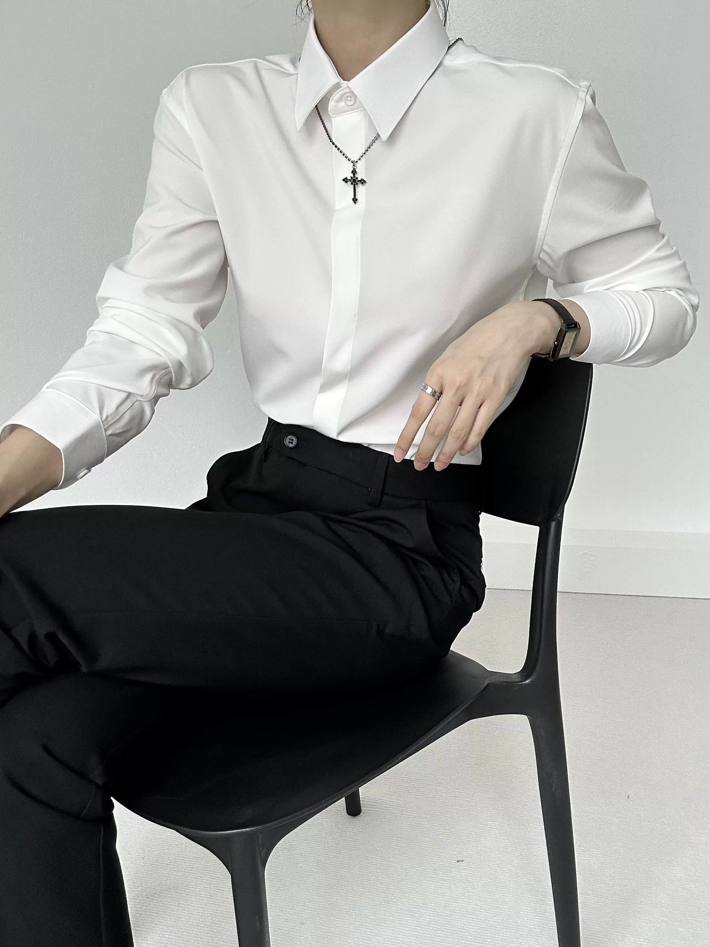 Drape Long Sleeve Shirt