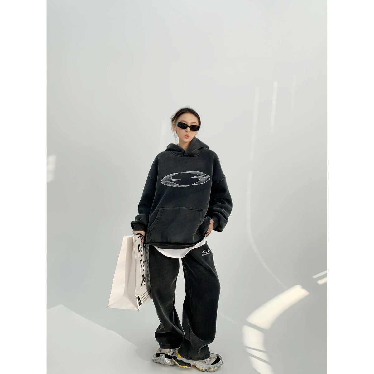 Thick Heavyweight Print Hoodie & Pants Set